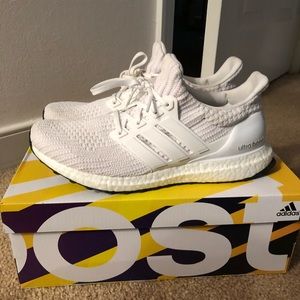 Women’s White Adidas UltraBoost Size 9